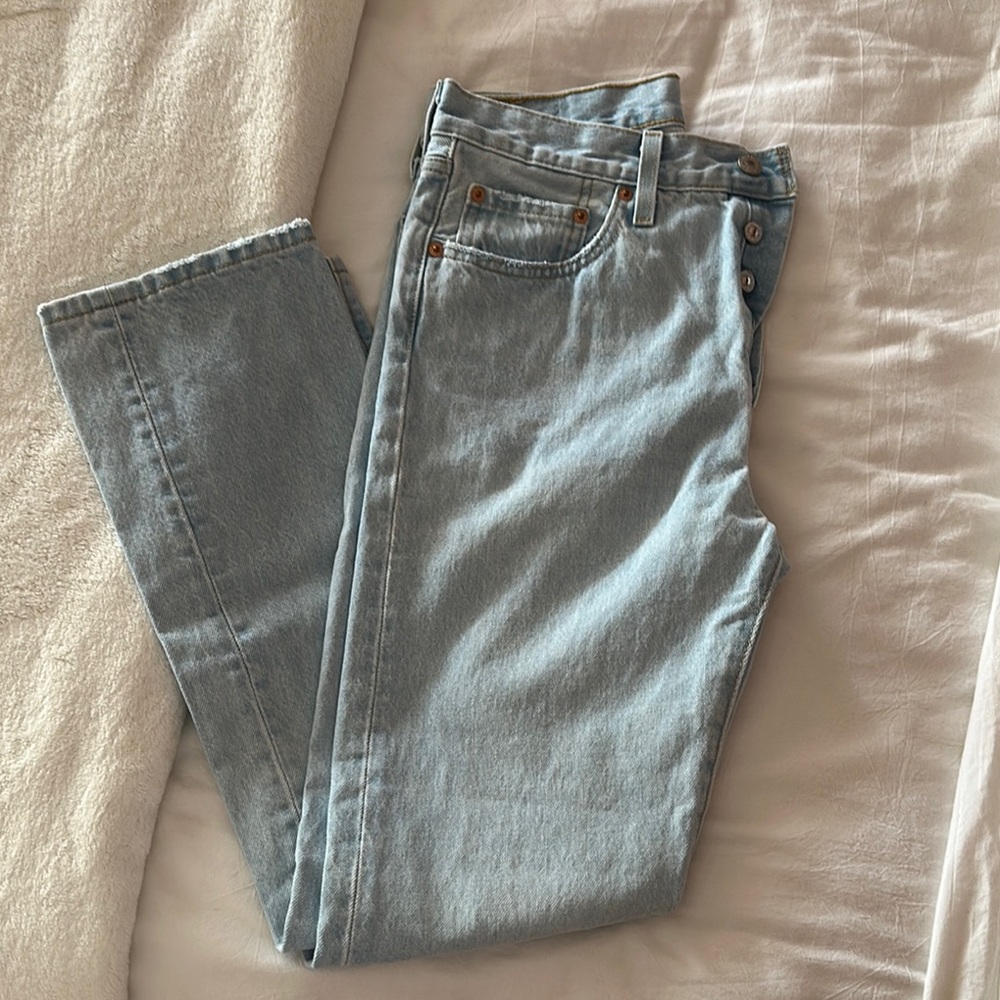 Light Blue Levi's 501 Denim Jeans